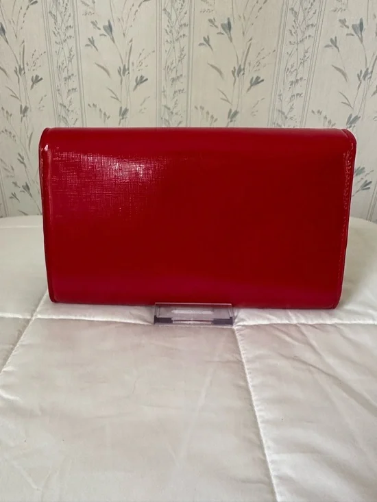 Ted Baker Red Clutch Crossbody - Picture 2 of 13